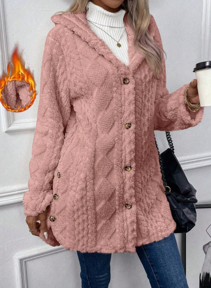 🔥【S-5XL】🍂☃️💖2025 Ženska dvostranska jakna s kapuco in podlogo iz flisa za prosti čas