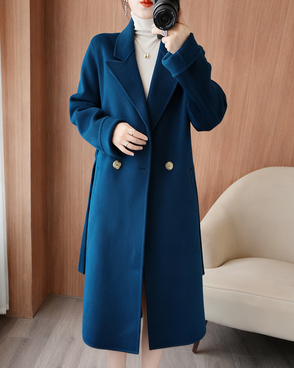🐏【100% czystej wełny】Nowy, gruby, wełniany płaszcz premium dla kobiet na jesień/zimę 2025