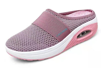 【35-43】Zapatillas 2026 de malla hueca con amortiguación de aire y alta elasticidad para caminar sin cansar