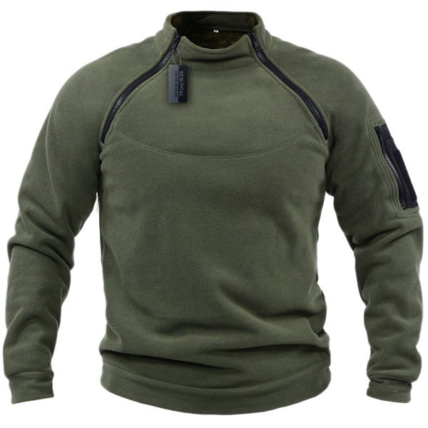 🔥📢【S-4XL】Nueva chaqueta de capa base con forro polar para hombre (colección 2026) – Cálida y moderna, diseño básico pero elegante