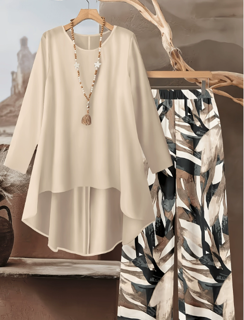 ⏳Vremenski ograničena ponuda⏰【50-120 kg】👚Žensko ležerno odijelo s točkicama, širokog kroja