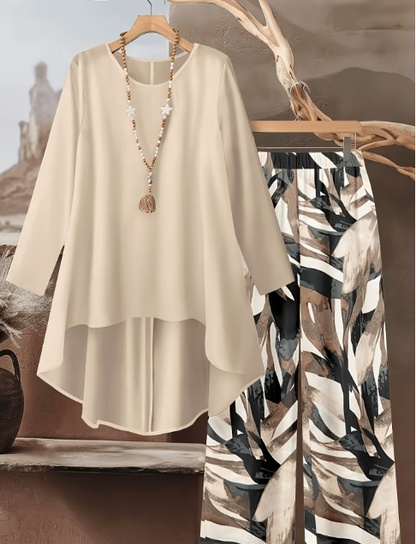 ⏳Vremenski ograničena ponuda⏰【50-120 kg】👚Žensko ležerno odijelo s točkicama, širokog kroja