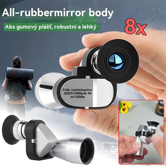 🔭🔥Mini monokularowy teleskop do telefonu - przenośny monokularowy teleskop do podróży i obserwacji