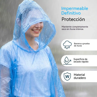 💧5 artículos por 26 euros🌀Impermeable de compresión esférica, impermeable desechable