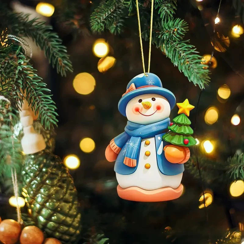🎄🎅⛄【Kupite 6, dobijte 6 gratis】Slatki božićni ukras snjegović