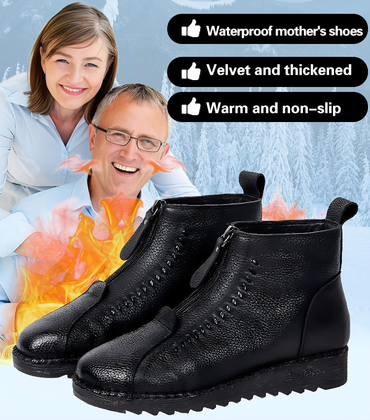 🔥【Vremenski ograničena ponuda】🔥【Veličine 35-42】Ženske čizme za jesen/zimu, mekani potplat s patentnim zatvaračem, elegantne i udobne