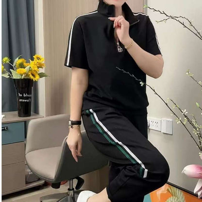 🔥👚【M-4XL】stiluri noi de vară 2025Costume sport la modă pentru femei, mărimi mari