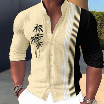 💥🔥【S-6XL】🎯Camisa informal de hombre para vacaciones en la playa: elegante, cómoda y versátil.