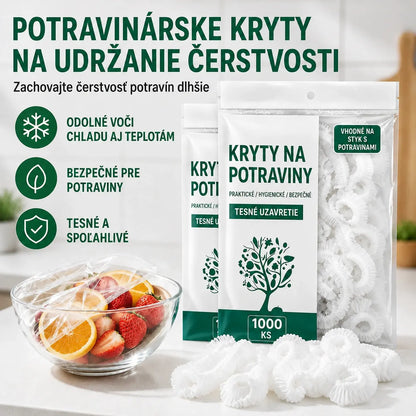 🔥🔥【ZĽAVA 50 %】500 ks opakovane použiteľných elastických potravinových vrecúšok z materiálu bezpečného pre kontakt s potravinami
