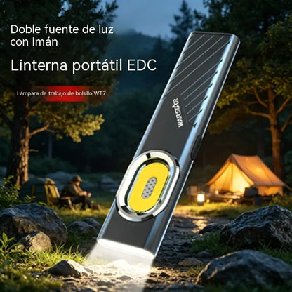 🔥 1 por 25 € | 🔦 Mini Luz LED COB con Imán y Clip — Ilumina sin ocupar espacio