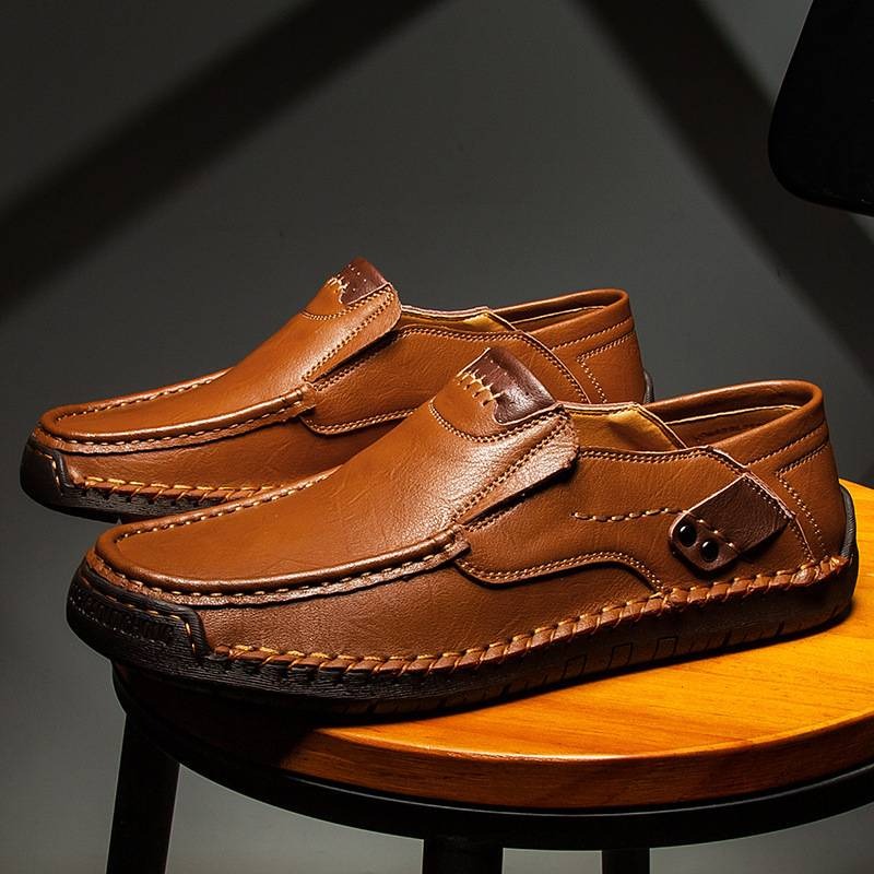 👞50% zľava🔥【38-48】Ručne vyrobené mokasíny z pravej kože ✅️Platba na dobierku