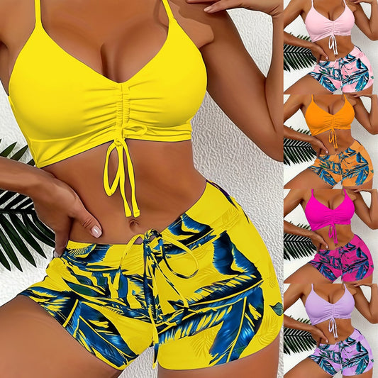 🏊‍👙【S-2XL】🌴 Elegancki kostium kąpielowy z nadrukiem w dużym rozmiarze