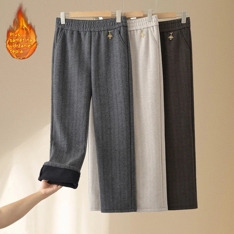 【XL-5XL】 🥰🥰Dámske jesenné a zimné módne úzke nohavice s vysokým pásom