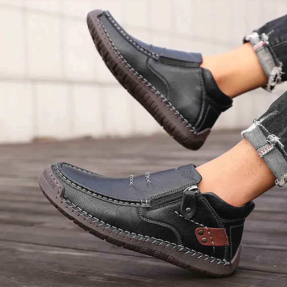 Mocasines de conducción para hombre hechos a mano en piel