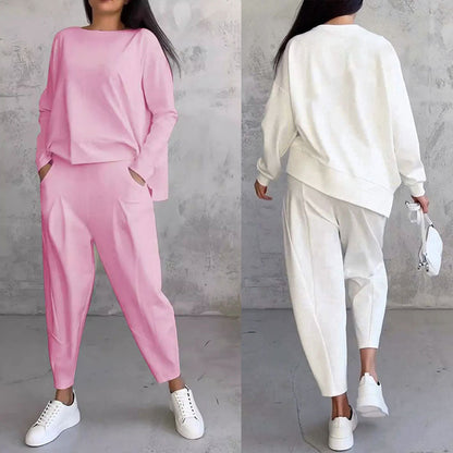 💃Νέο προϊόν 💖 Νέα απλή βαμβακερή στολή για άνοιξη-φθινόπωρο 2025