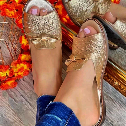 🔥👡[36~43] Letnie, wygodne, oddychające sandały z kokardką w nowym stylu