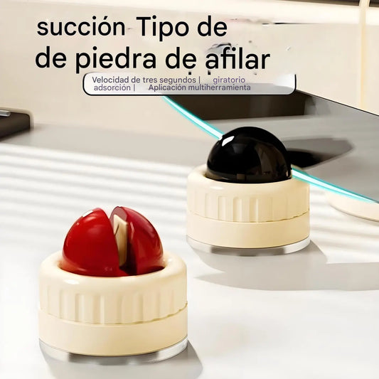 🔥Compra 1 y llévate 1 gratis🔥🔪✨Afilador con ventosa | Afilado estable y rápido 🔪✨