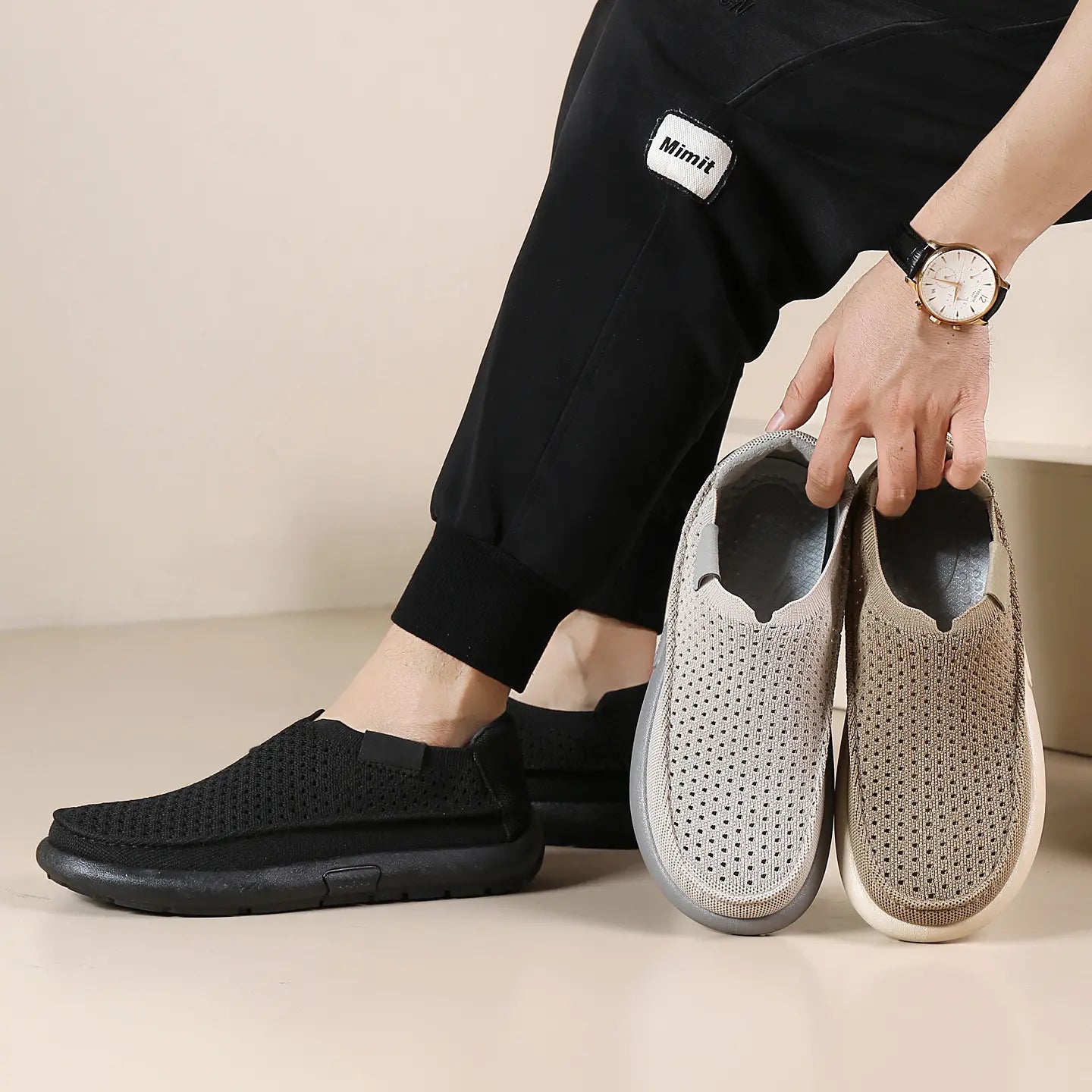 🔥Nuevos estilos de verano en calzado masculino cómodo, ligero y versátil.