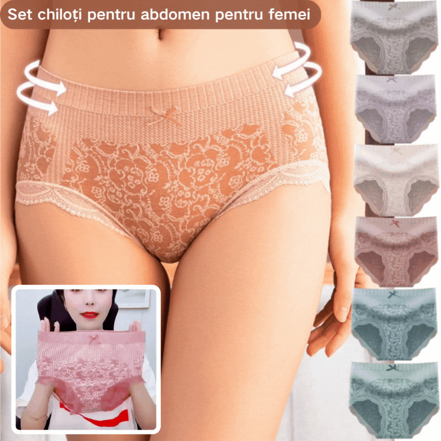 ✨🔥【Compre 4 y obtenga 4 gratis】🔥Ropa interior antibacteriana que absorbe la humedad de cintura alta para mujer