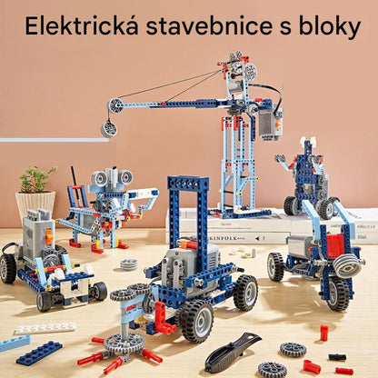 🤖🧩 【Limitovaná sleva 50 %】Elektrický LEGO stavebnicový robot pro děti