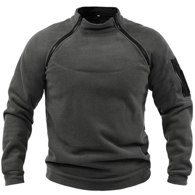 🔥📢【S-4XL】Nueva chaqueta de capa base con forro polar para hombre (colección 2026) – Cálida y moderna, diseño básico pero elegante