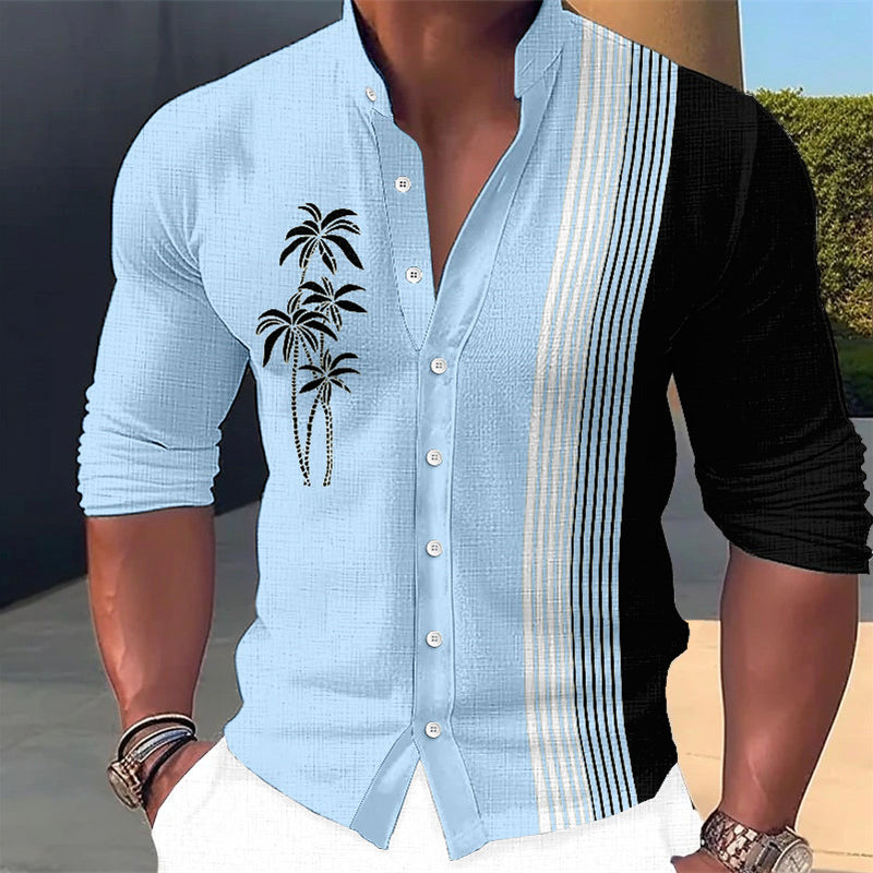 💥🔥【S-6XL】🎯Camisa informal de hombre para vacaciones en la playa: elegante, cómoda y versátil.
