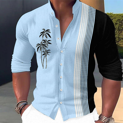 💥🔥【S-6XL】🎯Camisa informal de hombre para vacaciones en la playa: elegante, cómoda y versátil.