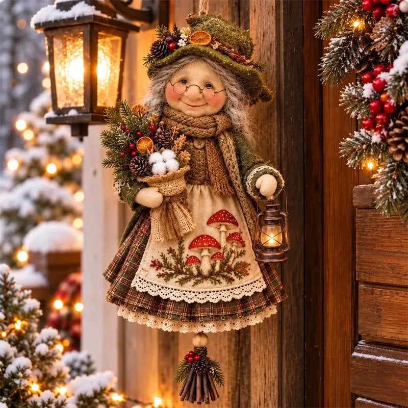 🎄❤️ Bonita, práctica y portátil decoración "Buena Suerte Abuela" - añade un toque de ambiente cálido.