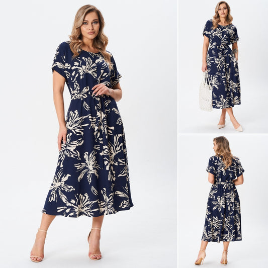 [S-5XL]Rochie lejeră din bumbac, mărimi mari | Confortabilă, vaporoasă, perfectă pentru vară