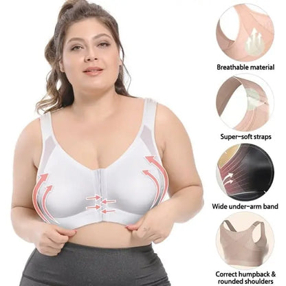 【Compra 1 y llévate 2 gratis】🥰(conjunto de 3 piezas)👙【40-120 kg】Sujetador de cobertura total y soporte suave