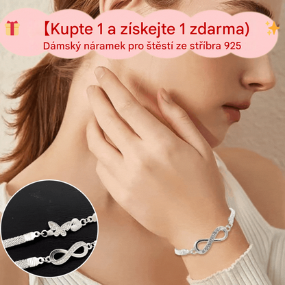 【🎁Kupte 1 a dostanete 1 zdarma】✨925 stříbrný náramek štěstí pro ženy --3950716