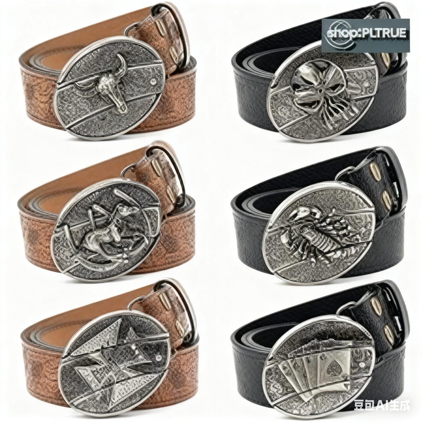 🎁👍Muški remen s reljefnim uzorkom i ugrađenim nožem