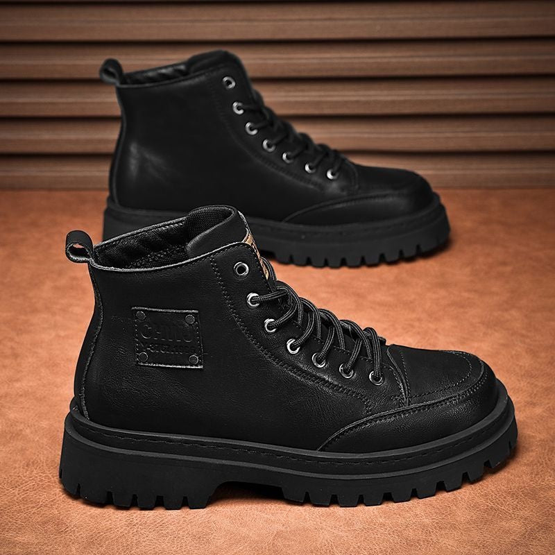 💪【39-44】Jesenske i zimske retro visoke muške cipele, retro britanski stil