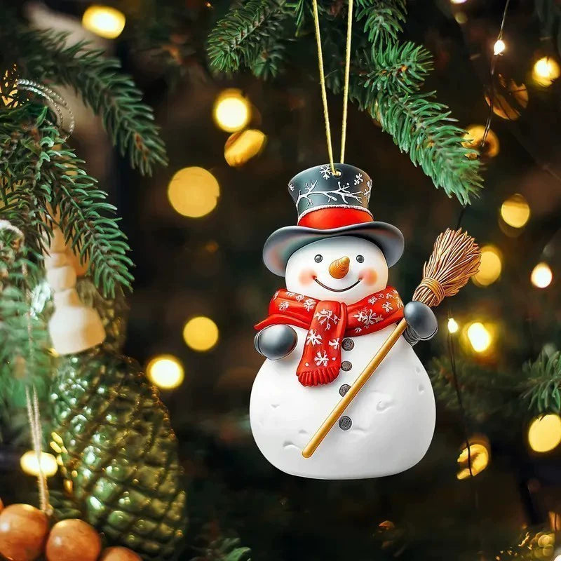 🎄🎅⛄【Kupite 6, dobijte 6 gratis】Slatki božićni ukras snjegović