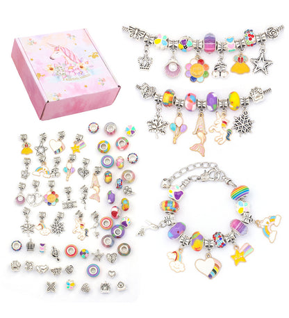 ✨Conjunto de pulseras de dibujos animados para niños, joyería creativa hecha a mano