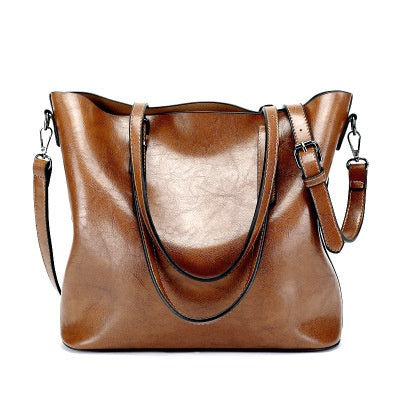 ✨👜【Cantidad limitada】🔥Nuevo bolso de hombro de piel sintética de gran capacidad para mujer, nuevo modelo 2026