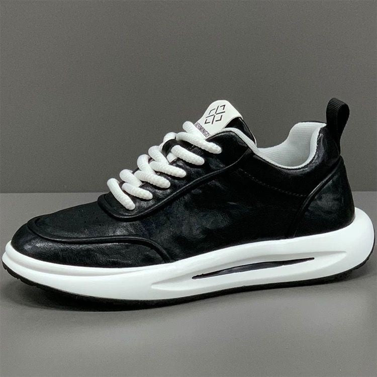 👨👞【39-44】Skórzane trampki dla mężczyzn - Wygodne i oddychające, antypoślizgowe i odporne na zużycie