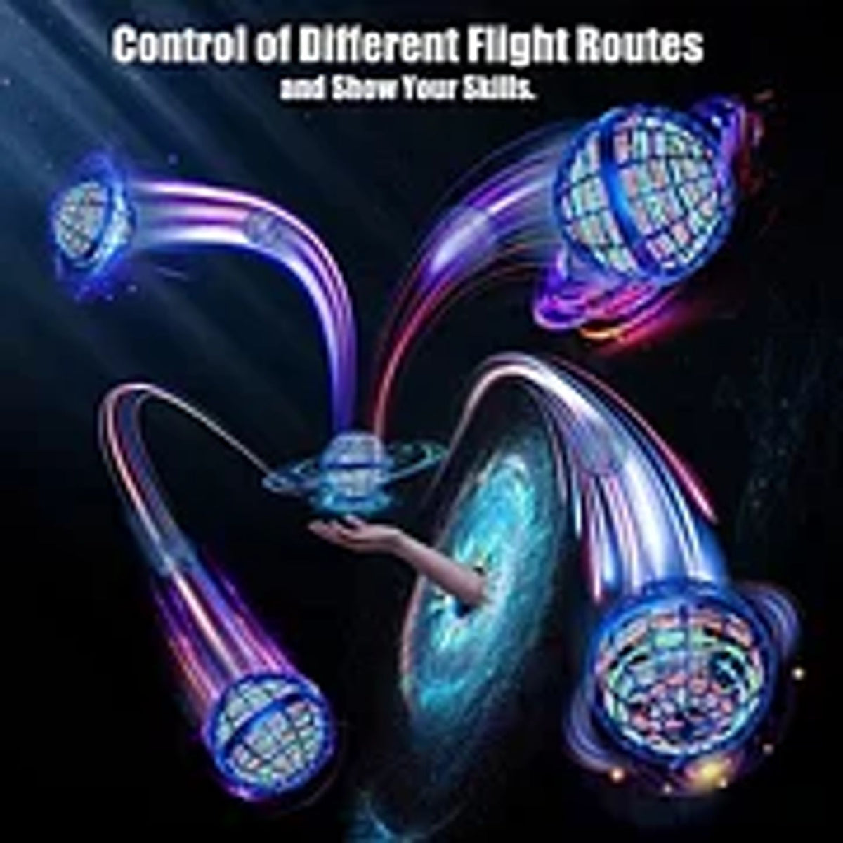 🛸🪐🌀【Kup 1, a 1 dostaniesz gratis】🔥 Inteligentna indukcyjna obrotowa kula, magiczna latająca kula, wisząca kula, świecąca magia na czubkach palców