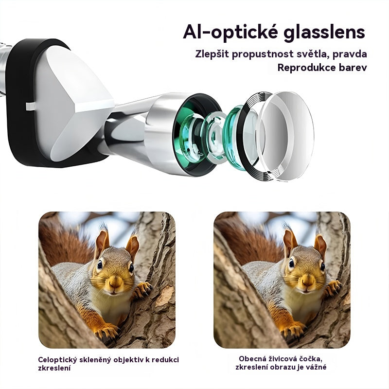 🔭🔥Mini monokularowy teleskop do telefonu - przenośny monokularowy teleskop do podróży i obserwacji