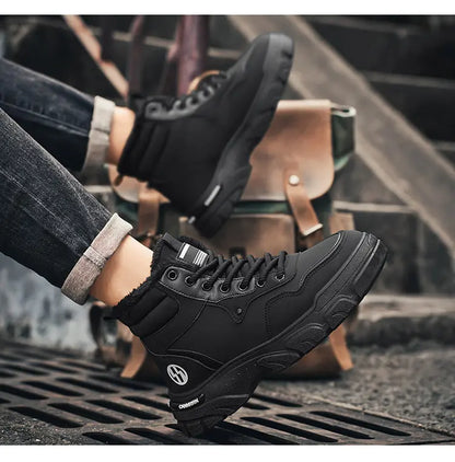 🔥🔥 【39-44】Nuevo estilo para otoño e invierno, botas antideslizantes versátiles para hombre con suelas gruesas