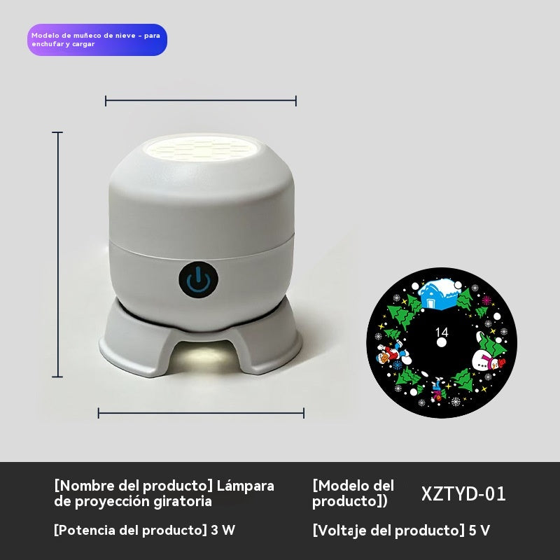 【50% de descuento por tiempo limitado】Proyector LED giratorio dinámico