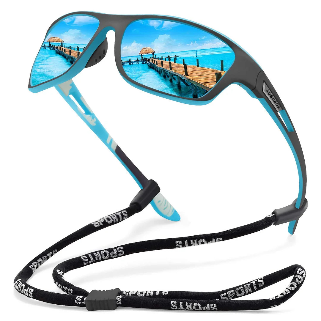 🕶Europejskie i amerykańskie okulary przeciwsłoneczne sportowe, ⚡prawdziwe kolory, ⚡wyraźna widoczność. Spolaryzowane światło noktowizyjne można stosować podczas jazdy na rowerze, wędkowania, podróży i aktywności na świeżym powietrzu