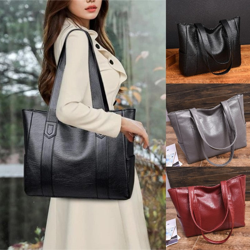 ✨👜【Gorąca wyprzedaż🔥】【Duża pojemność】Damska torba na ramię wykonana z miękkiej skóry, nowość w 2025 roku.