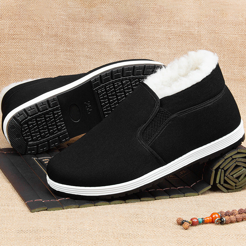 🔥【39-44】👟2025 jesienne i zimowe buty śniegowe dla osób w średnim i starszym wieku, pogrubione i aksamitne, ciepłe