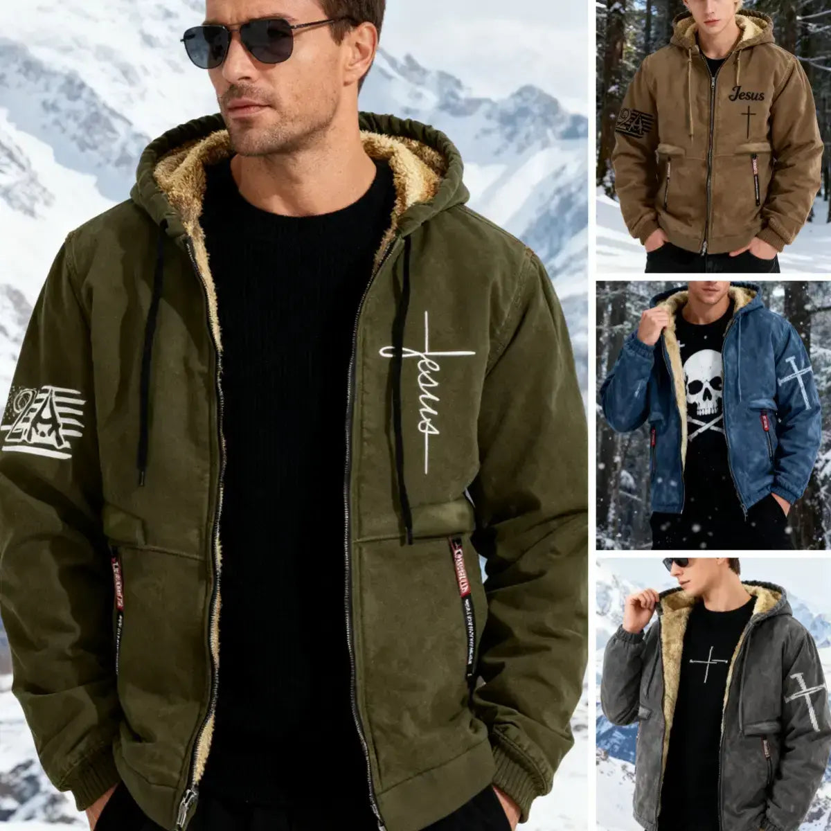 🔥🧥🔥【Plaćanje po preuzimanju】【S-5XL】Muška jesensko/zimska modna ležerna jakna od debelog flisa