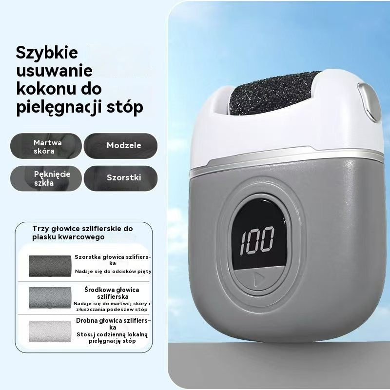 ✨Kup 1, otrzymaj drugi za darmo🦶🛁 Nowy elektryczny szlifier do stóp, usuwanie martwej skóry z paznokci, elektryczny szlifier do stóp do pedicure