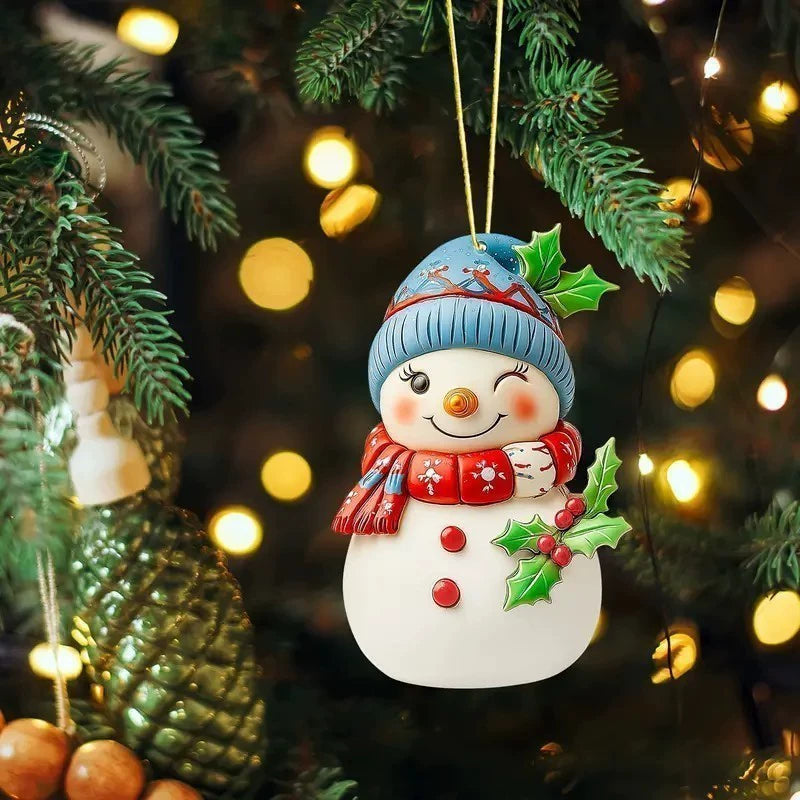 🎄🎅⛄【Kupite 6, dobijte 6 gratis】Slatki božićni ukras snjegović