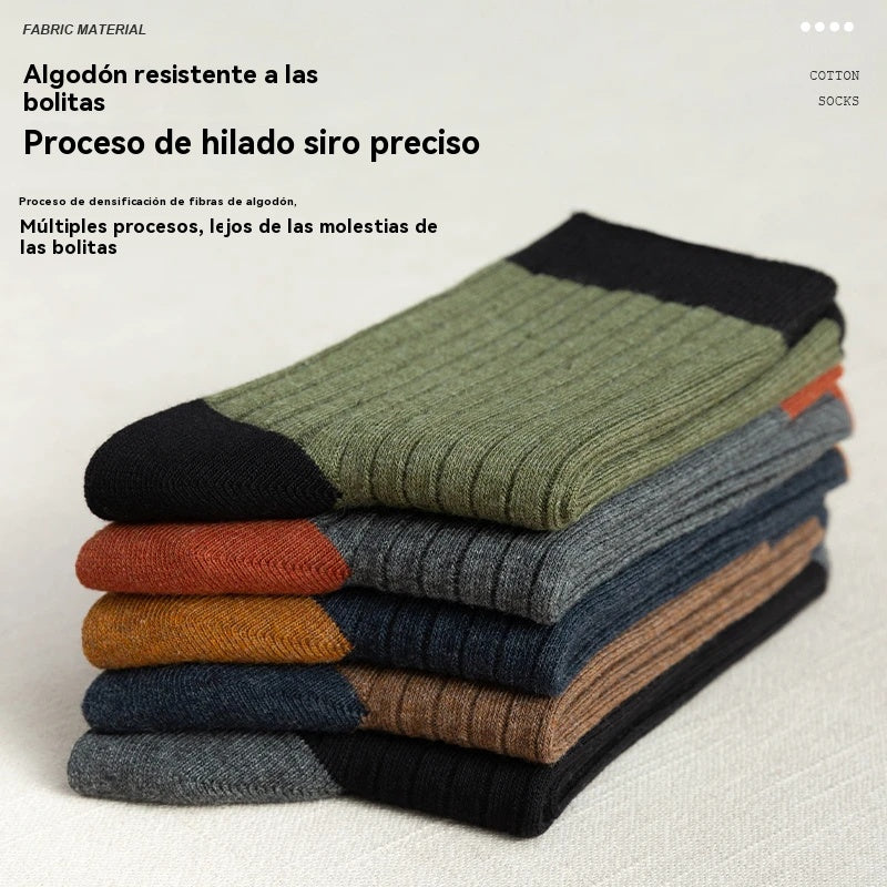 【Compre 5 y obtenga 5 gratis】 Calcetines desodorantes cálidos absorbentes del sudor para hombre