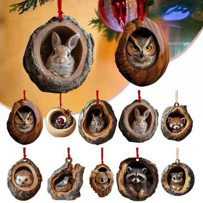【10 kusov】🎄Dekorácia na vianočný stromček zvieratká. drobné zvieracie ozdoby
