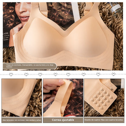 😍【3 dijela】Ženski jednodijelni grudnjak bez žice ❤️【40-85 kg】